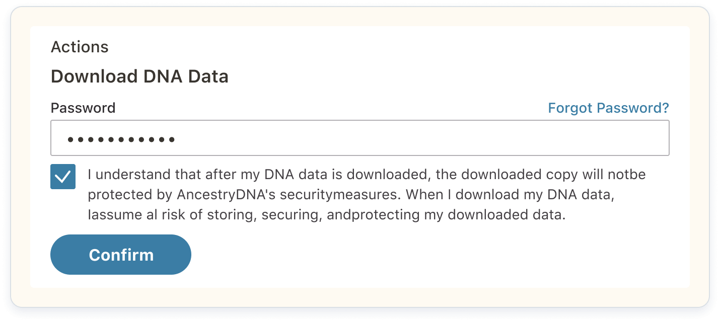 How to download data from Ancestry